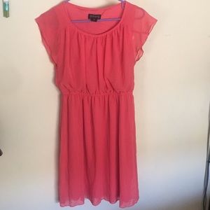 Coral dress